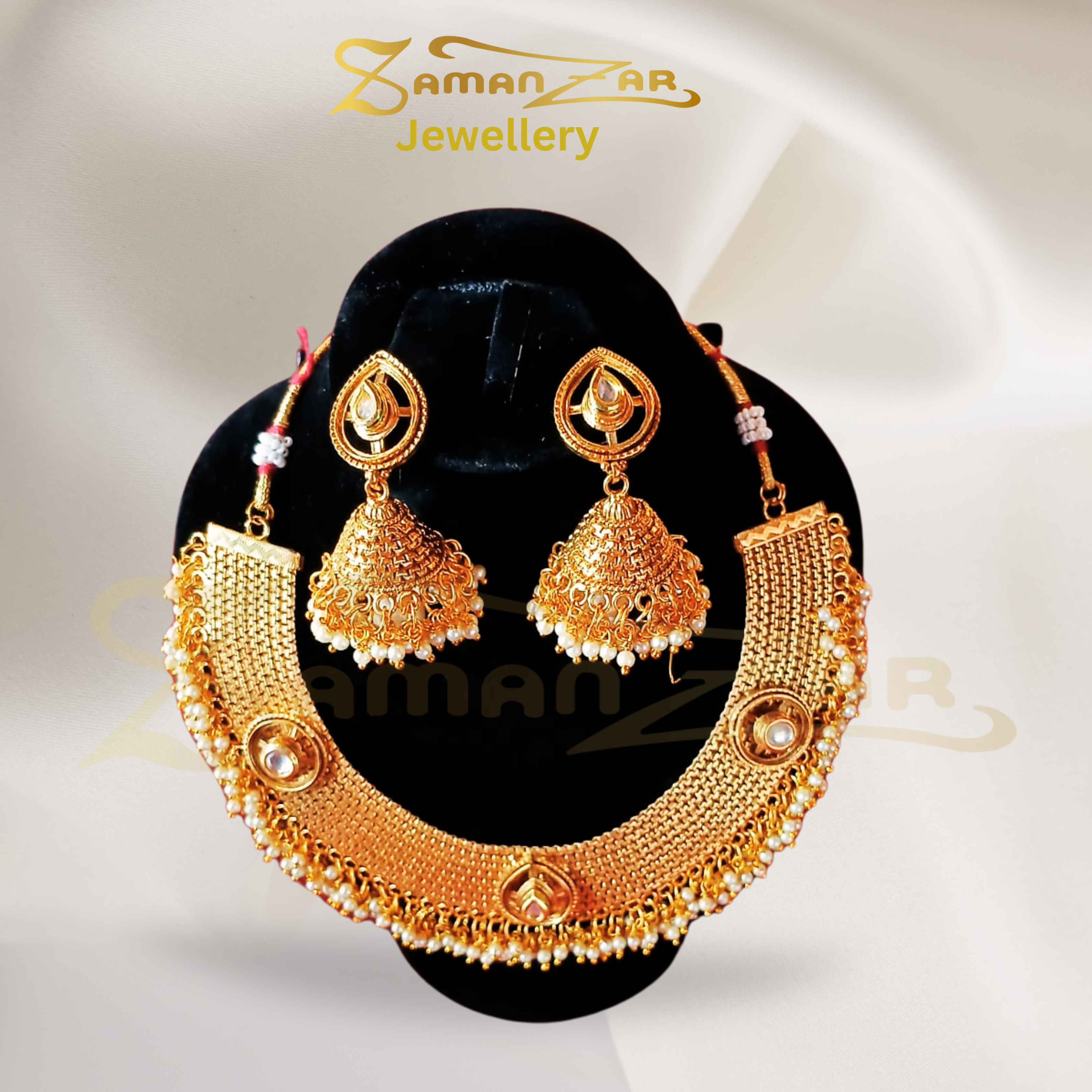 Necklace with Jhumka
