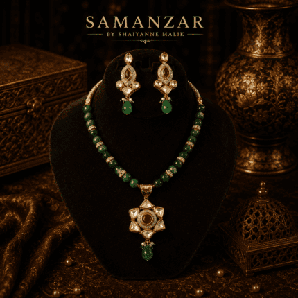 Emerald Grace Pendant Set